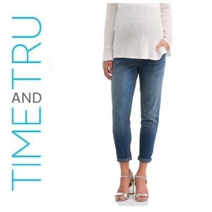 Maternity Time and Tru Skinny Jeans NEW 2 Pair